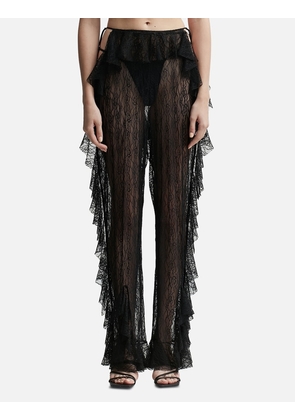 Mermaid Lace Ruffled Pants