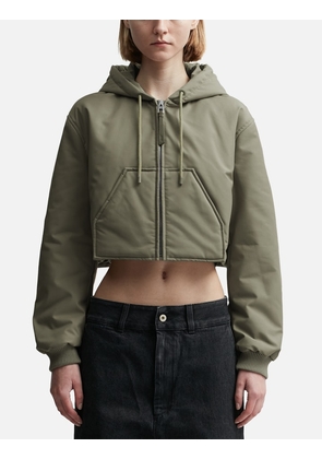 CROPPED HOODED JACKET