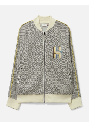 NOVELTY KNIT TRACK JACKET
