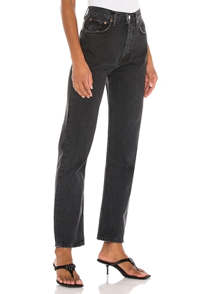 AGOLDE 90's Pinch Waist Jeans in Charcoal. Size 33. Also in 23, 34.