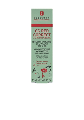 erborian Travel CC Red Correct Green Color Corrector SPF 25 in Beauty: NA.