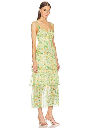 ASTR the Label Midsummer Dress in Green. Size L. Also in M, S, XS.