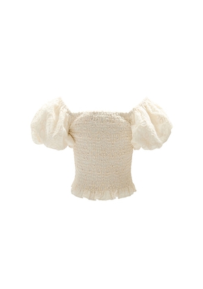 Bardot Junior Kids Ashlyn Broderie Top in White. Size 5. Also in 4.