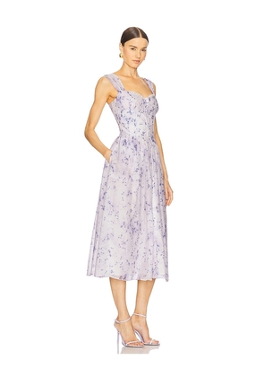 Bardot Malea Midi Dress in Blue. Size 2. Also in 10, 12, 4, 6, 8.