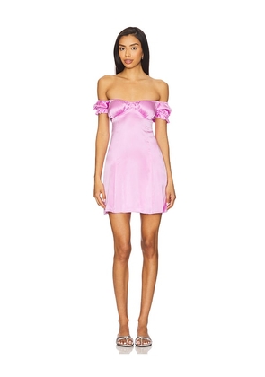 Amanda Uprichard Ansel Dress in Pink. Size L. Also in M, S, XS.
