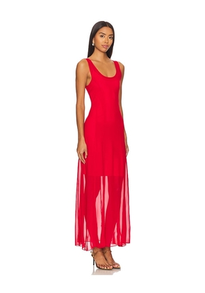 Gestuz Messi Maxi Dress in Red. Size S. Also in L, M, XS, XXS.