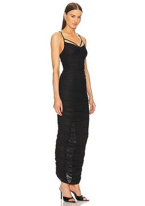 Michael Costello x REVOLVE Corinne Midi Dress in Black. Size XS. Also in S.