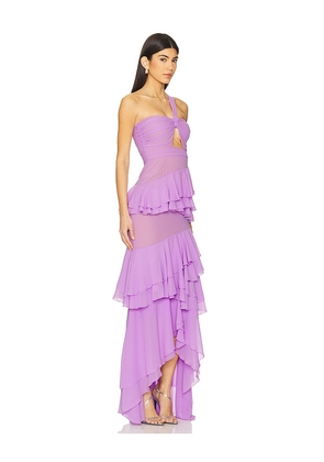 Michael Costello x REVOLVE Ariella Maxi Dress in Lavender. Size S. Also in L, M, XS, XXS.