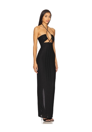 Michael Costello x REVOLVE Ingrid Maxi Dress in Black. Size L. Also in M, XL.