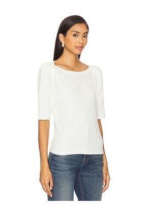 Nation Los Angeles Deana Envelope Shirt in White. Size L. Also in M, S, XL/1X, XS.