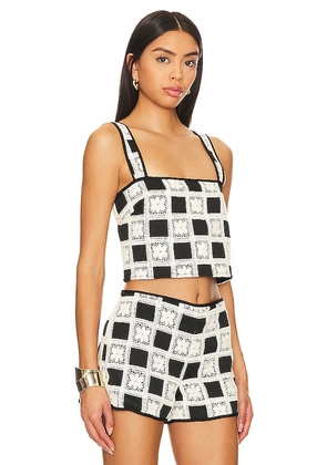 Tularosa Anna Top in Black,White. Size L. Also in M, S, XL, XS, XXS.