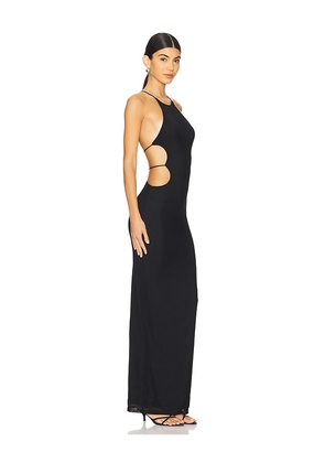 superdown Rue Maxi Dress in Black. Size L. Also in M, S, XL, XS.