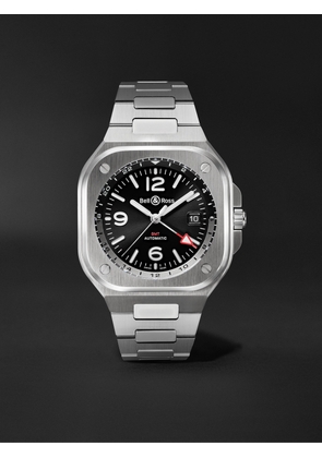 Bell & Ross - BR 05 Automatic GMT 41mm Stainless Steel Watch, Ref. No. BR05G-BL-ST/SST - Men - Black