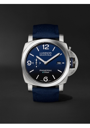 Panerai - Luminor Marina Automatic 44mm eSteel and Recycled PET Watch, Ref. No. PAM01157 - Men - Blue
