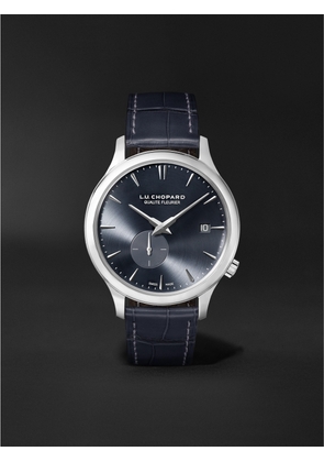 Chopard - L.U.C XPS Twist QF Automatic 40mm 18-Karat White Gold and Alligator Watch, Ref. No. 161945-1001 - Men - Blue