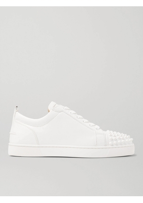 Christian Louboutin - Louis Junior Spikes Cap-Toe Leather Sneakers - Men - White - EU 39
