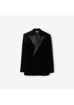 Burberry Velvet Tuxedo Jacket