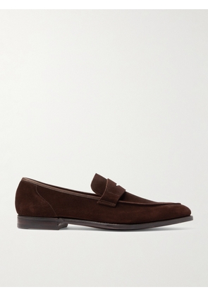 George Cleverley - George Suede Penny Loafers - Men - Brown - UK 6