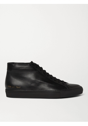 Common Projects - Original Achilles Leather High-Top Sneakers - Men - Black - EU 39