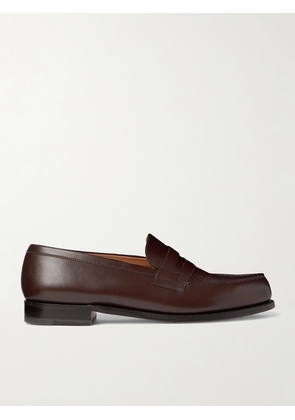 J.M. Weston - 180 Moccasin Leather Loafers - Men - Brown - UK 6