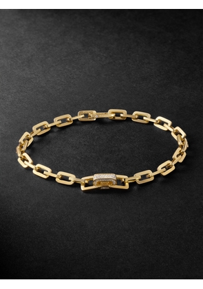 SHAY - 18-Karat Gold Diamond Chain Bracelet - Men - Gold - 19