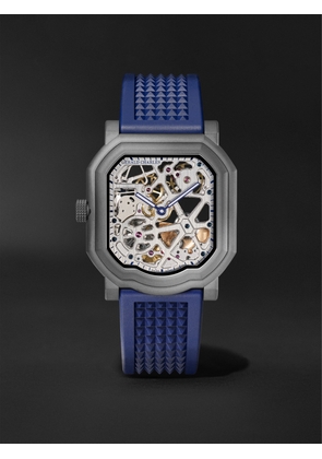 Gerald Charles - Maestro 8.0 GC Sport Limited Edition Automatic Chronograph 39mm Titanium and Rubber Watch, Ref. No. GC8.0-TX-TN-01 - Men - White