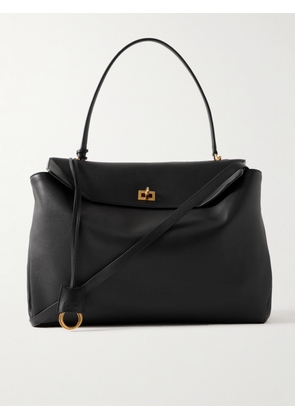Balenciaga - Rodeo Large Leather Tote Bag - Men - Black