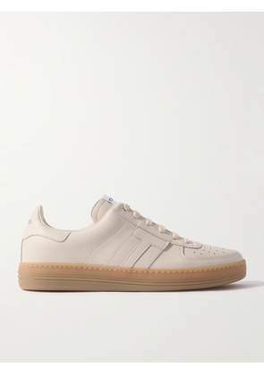 TOM FORD - Radcliffe Logo-Appliquéd Leather Sneakers - Men - Neutrals - UK 6