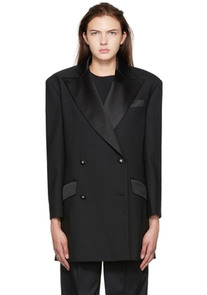 Dolce & Gabbana Black Double-Breasted Blazer