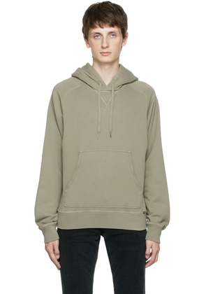 TOM FORD Khaki Drawstring Hoodie