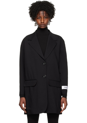 Dolce & Gabbana Black Notched Lapel Blazer