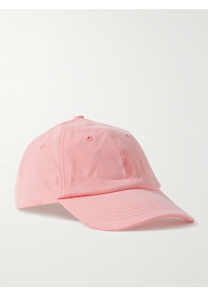 Polo Ralph Lauren - Logo-Embroidered Cotton-Twill Baseball Cap - Men - Pink