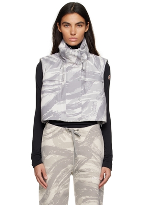 Moncler Genius 4 Moncler HYKE Gray Vanilis Down Vest