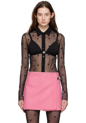 Givenchy Black Press-Release Bra