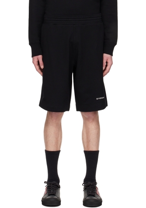 Givenchy Black Printed Shorts