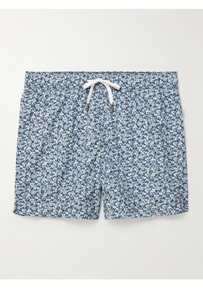 Onia - Charles Slim-Fit Mid-Length Floral-Print Swim Shorts - Men - Blue - S