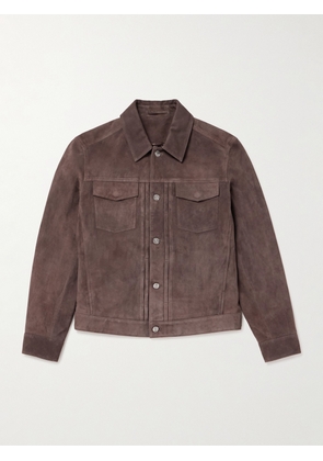 Mr P. - Suede Jacket - Men - Brown - XS