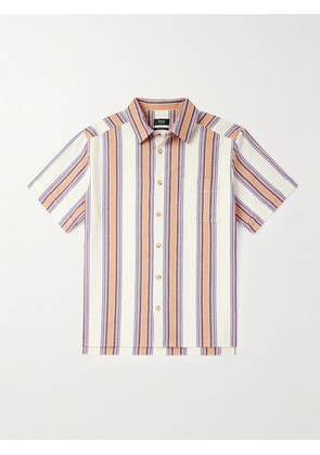 A.P.C. - Ross Striped Cotton Shirt - Men - Orange - XS