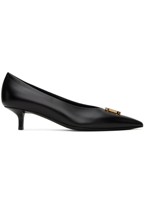 Burberry Black Monogram Motif Heels