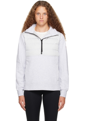 Canada Goose Silver Muskoka Down Sweatshirt