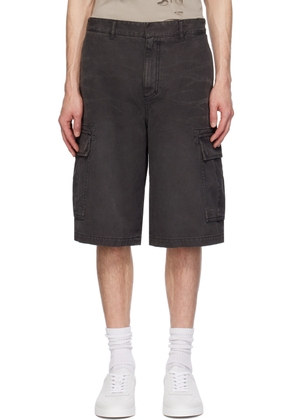 Givenchy Black Embroidered Shorts