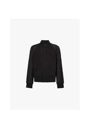 Mens Givenchy Monogram-Jacquard Classic-Fit Wool-Blend Varsity Jacket