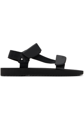 Burberry Black Trek Sandals
