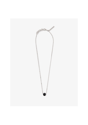 Mens Dries Van Noten Stud Sterling-Silver Necklace