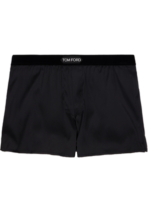 TOM FORD Black Jacquard Logo Boxers