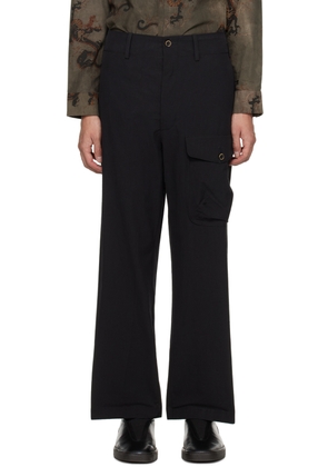UMA WANG Black Paxton Cargo Pants