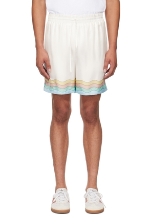 Casablanca White Maison De Reve Shorts