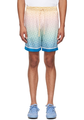 Casablanca Multicolor Gradient Monogram Shorts
