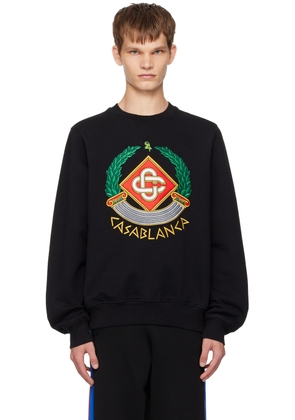 Casablanca Black Casa Crest Sweatshirt