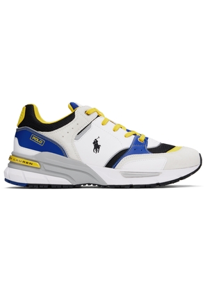 Polo Ralph Lauren White Trackster 200 Sneakers
